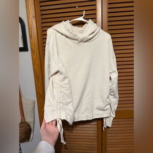 Aerie Cream Cowl Neck Shirt